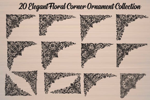 20 Elegant Floral Corner Ornament Collec Review