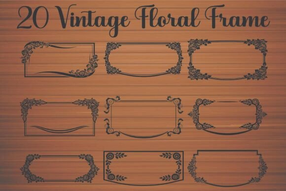 20 Vintage Floral Frames Embroidery Review