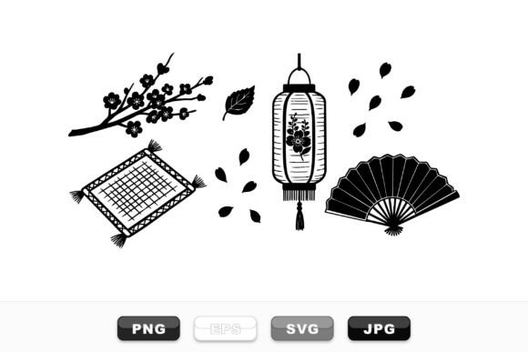 Asian Floral Lantern Clipart: A Designer's Real-World Review
