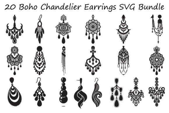 Boho Chandelier Earrings SVG Bundle Review