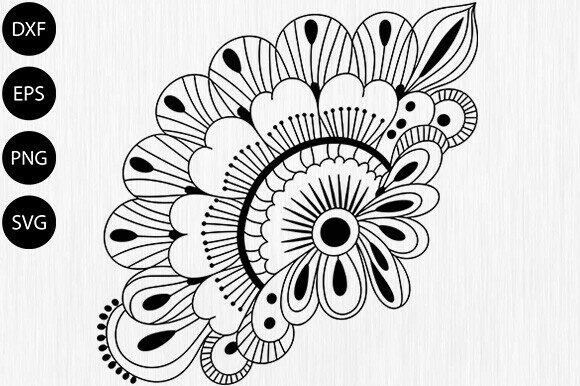 Elegant Floral Frame Withflowers LineAr Review