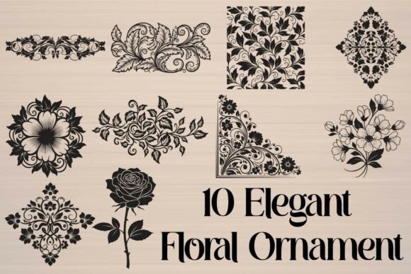 Elegant Floral Ornament Review for Real Embroidery