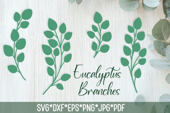 Eucalyptus Branches SVG Greenery Set Review