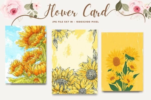 Flower Card Floral Greeting Postcard_44 Embroidery Review