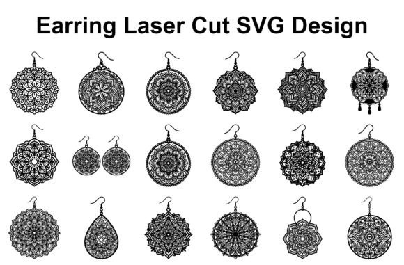 Mandala Earring SVG Bundle Review