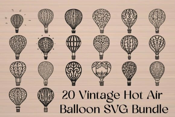 Ornamental Hot Air Balloon SVG Review