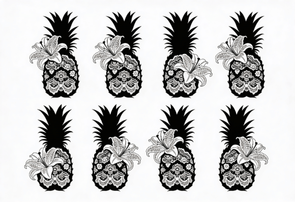 Pineapple Lace Lily Floral Graphic Review