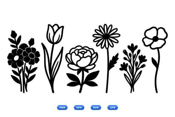 Silhouette Floral Vector Icons: A Designer's Review