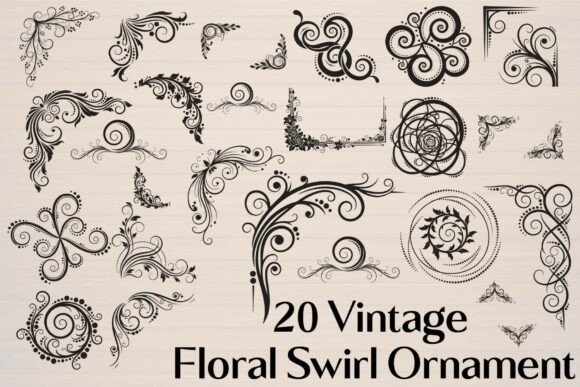 Vintage Floral Swirl Ornament Bundle Review