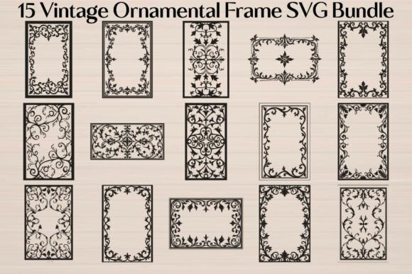 Vintage Ornamental Frame SVG Bundle Review