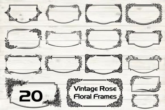 Vintage Rose Floral Frames Review